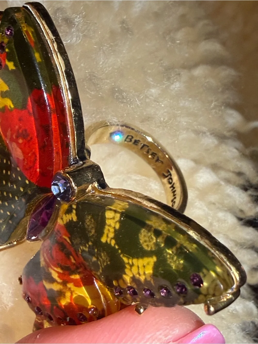 Betsey Johnson whimsical butterfly